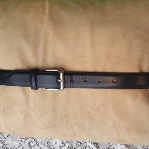 Men's Black Coach Vintage belt 5951 . Made in the USA .